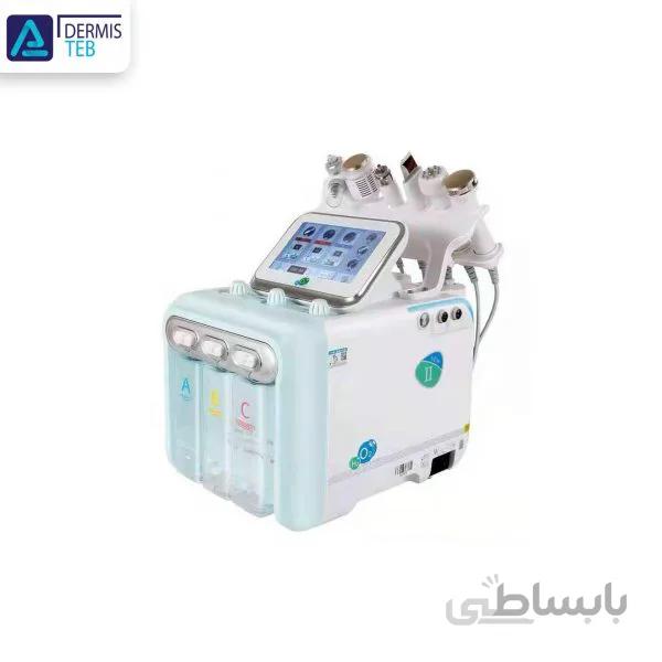 دستگاه هیدروفشیال 6 کاره H2O2 Hydra Facial Machine Peeling Skin Moisture Whitening Oxygen Skin Care