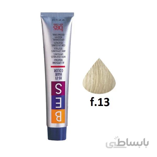 رنگ مو بس شماره f13 رنگ طلایی