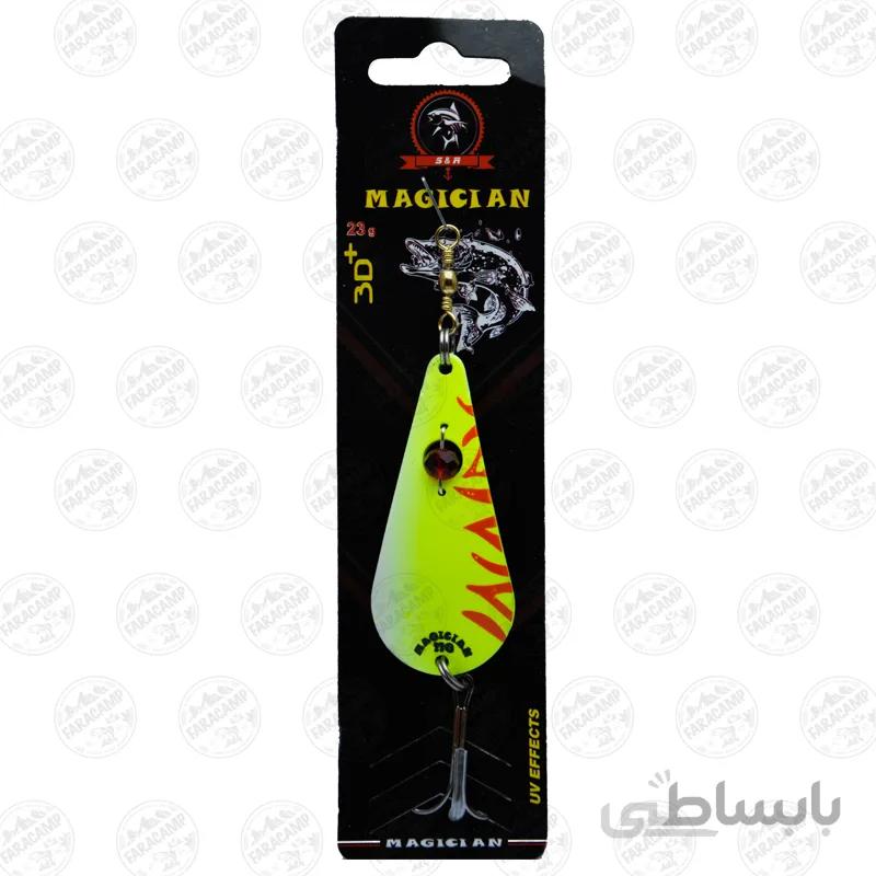 طعمه قاشقک ماهیگیری فسفری مجیکن 23 گرمی یووی سه بعدی G11