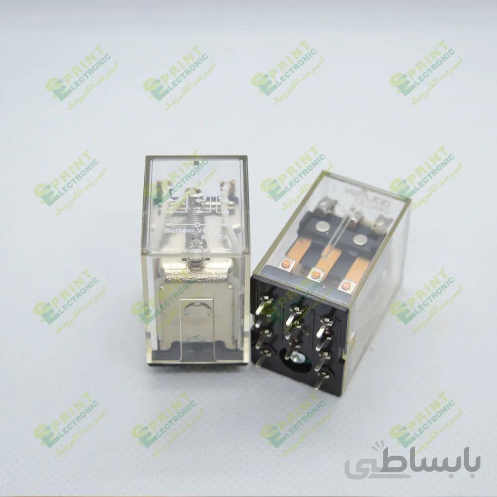 رله 3کنتاکت -5آمپر-220VAC سوزنی11پایه DOLMEN-220VAC