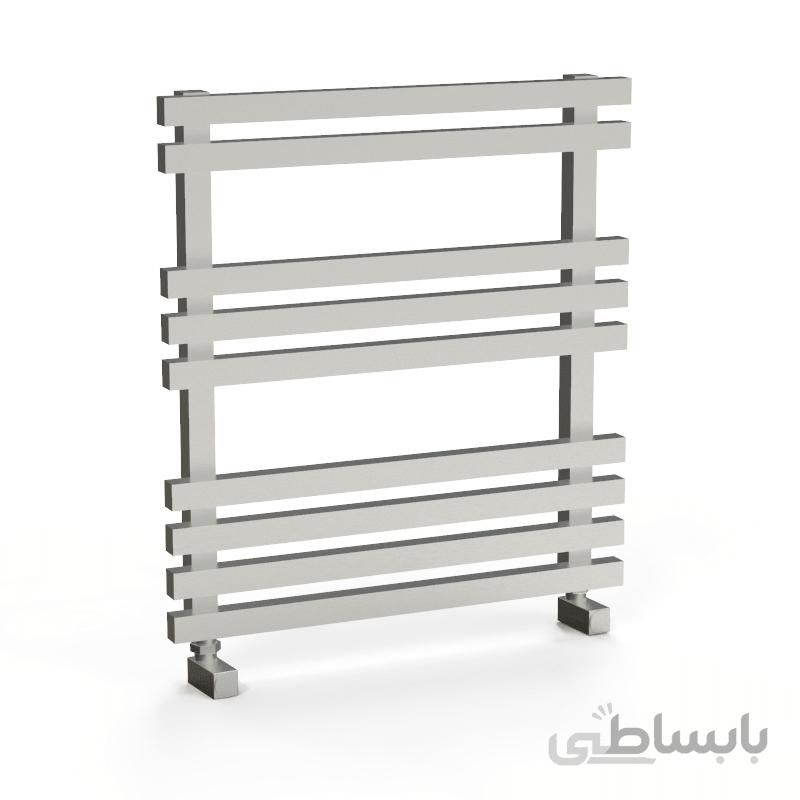 حوله خشک کن استیل سبلان کروم مات
