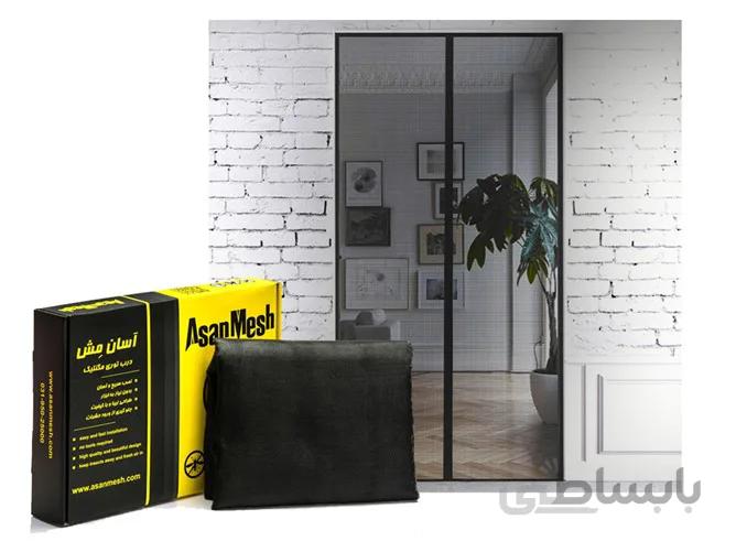 درب توری مغناطیسی آسان مش عرض80-90-100-120 سانتی متر ارتفاع 230 ا Asan Mesh magnetic mesh door height 230cm