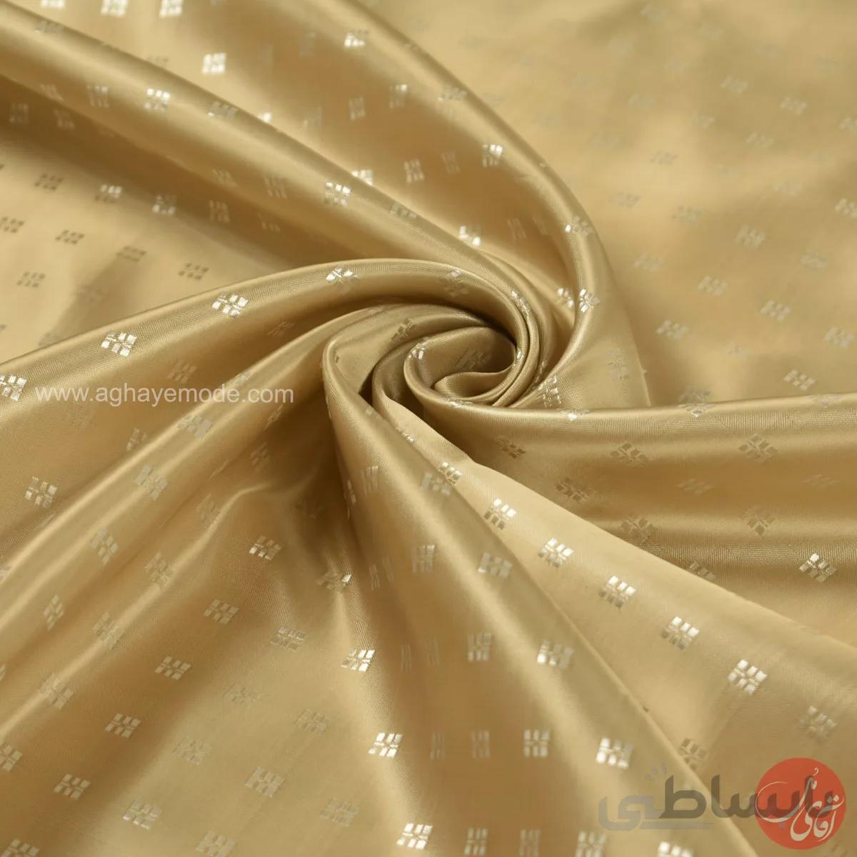 آستری طرح دار کرم کد 104