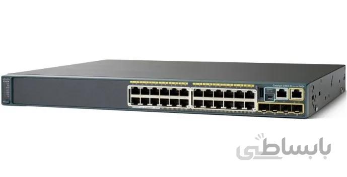 سوئیچ ۲۴ پورت سیسکو مدل WS-C۲۹۶۰S-۲۴PS-L ا CISCO WS-C2960S-24PS-L 24Port Switch