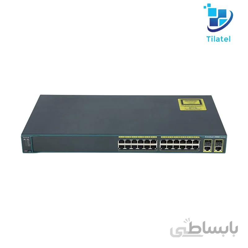 سوئیچ سیسکو 24 پورت WS-C2960-24TC-L ا Cisco 24-port switch WS-C2960-24TC-L