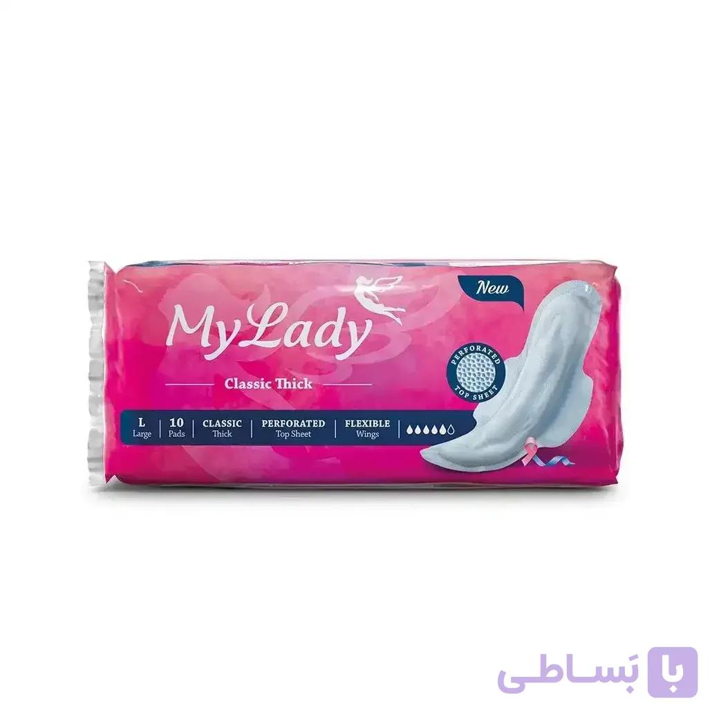 My Lady Sanitary Napkin Classic Thick Large Winged