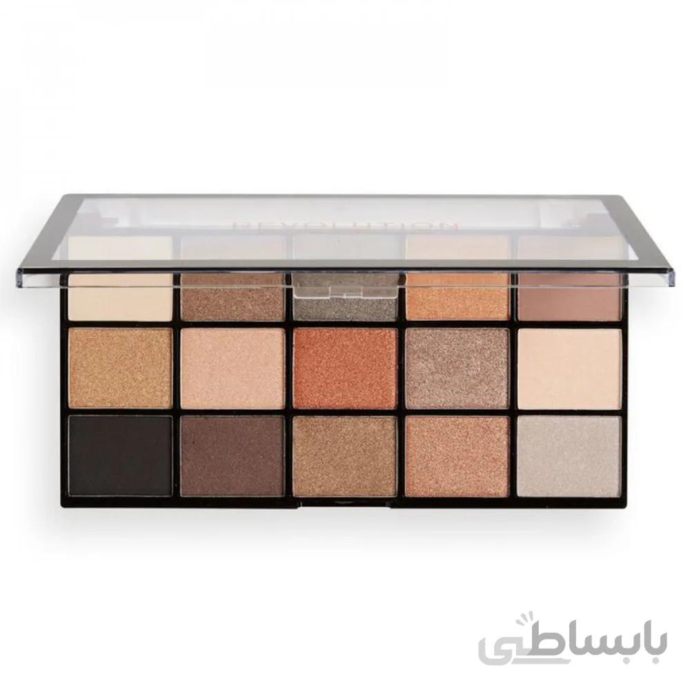 پالت سایه چشم 15 رنگ رولوشن مدل ICONIC 2.0 ا Revolution Reloaded Iconic 2.0 Eyeshadow Palette