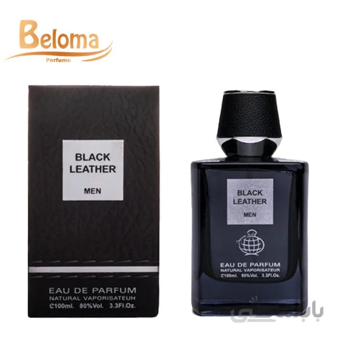 ادو پرفیوم مردانه فراگرنس ورد مدل Black Leather حجم 100 میلی لیتر ا Fragrance World Black Leather Eau De Parfum For men 100ml