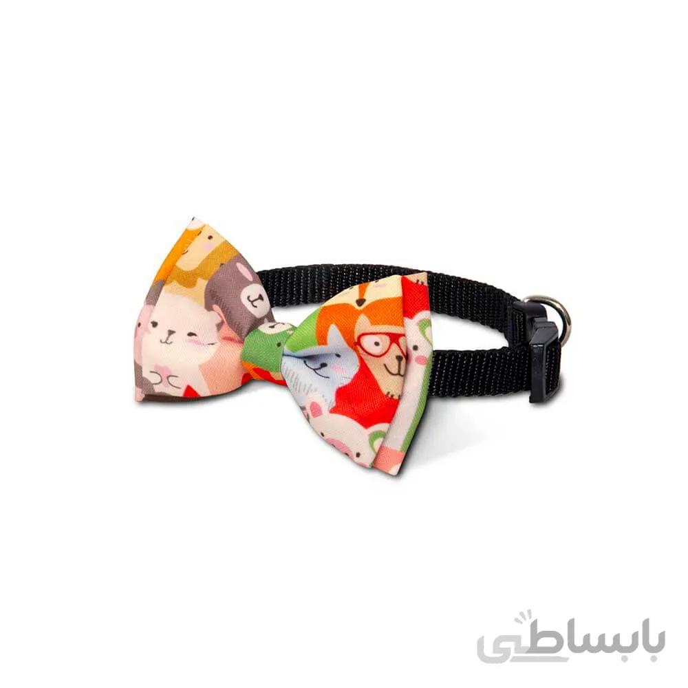 قلاده پاپیون گربه نیناپت مدل باغ وحش ا Ninapet Bow Tie For Cats Zoo Model