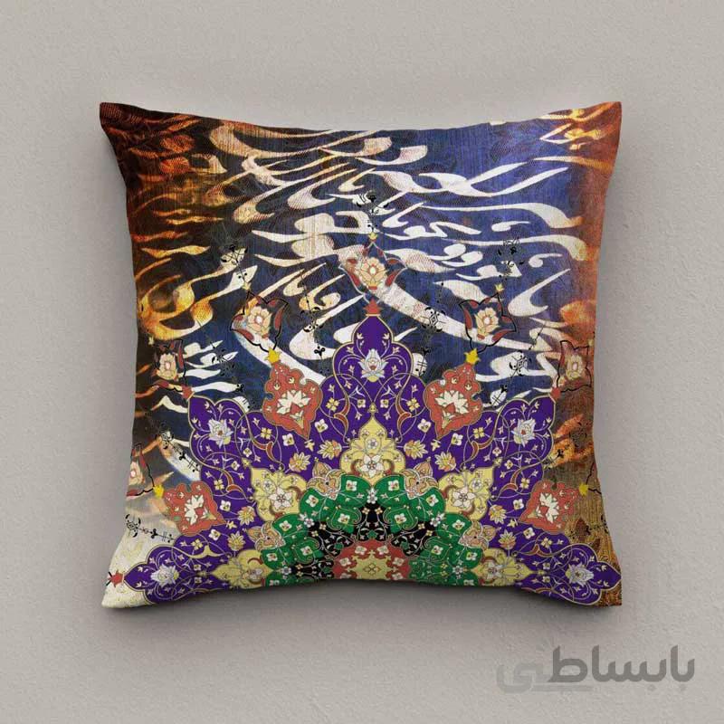 کوسن مخمل طرح پرتره کد1
