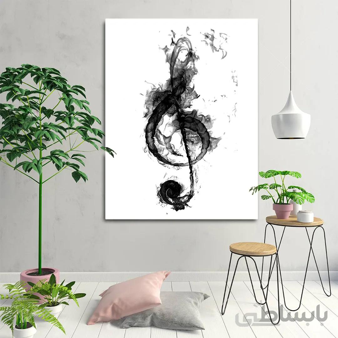 تابلو بوم موسیقی کد music-01 ا music panel canvas and chassis