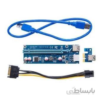 رایزر کارت گرافیک تبدیل PCI EXPRESS 1X به 16Xمدل 009S ا 009s PCI EXPRESS X1 to X16 GRAPHIC RISER