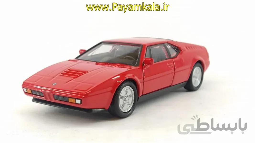 ماشین فلزی بی ام و (BMW M1 BY WELLY)قرمز