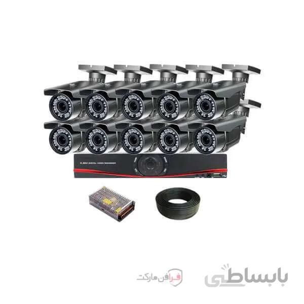پکیج 10 دوربین AHD سری حرفه ای