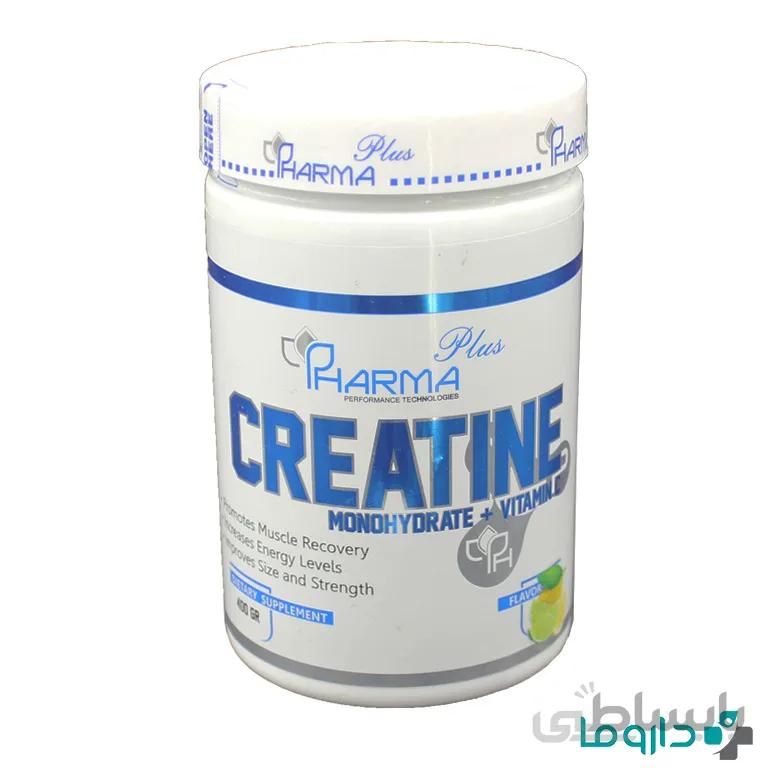 پودر کراتین مونوهیدرات و ویتامین C فارما پلاس 400 گرم