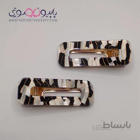 گیره مو انبری سنگی مستطیل
