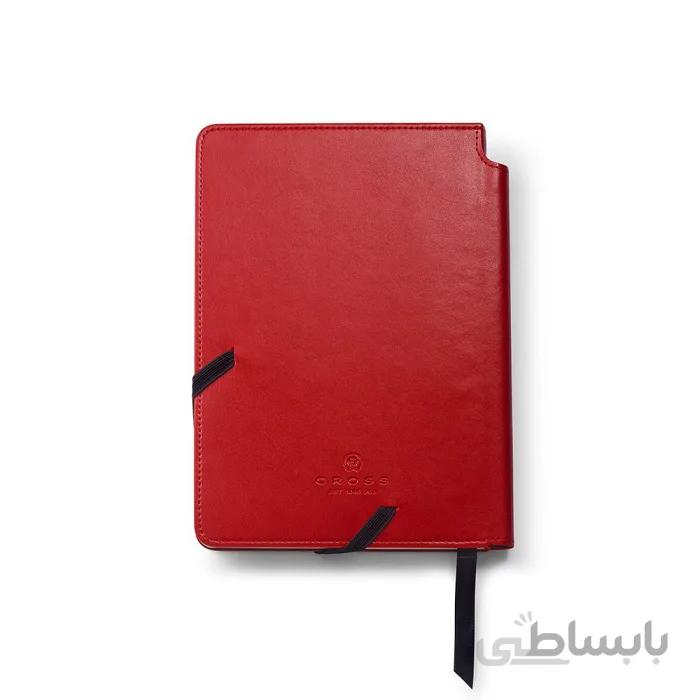 دفتر جلد چرمی با قلم کراس مدل Journal Medium