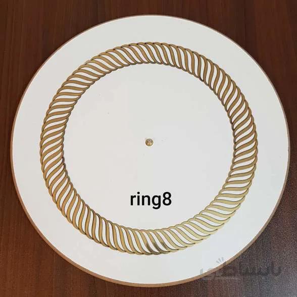 رینگ طلایی ساعت کد ring8