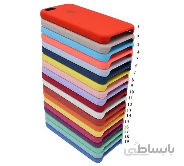 کاور ایفون 5s قاب سیلیکونی اصلی آیفون 5 ا Apple iPhone 5/5S/SE Silicone Case 5