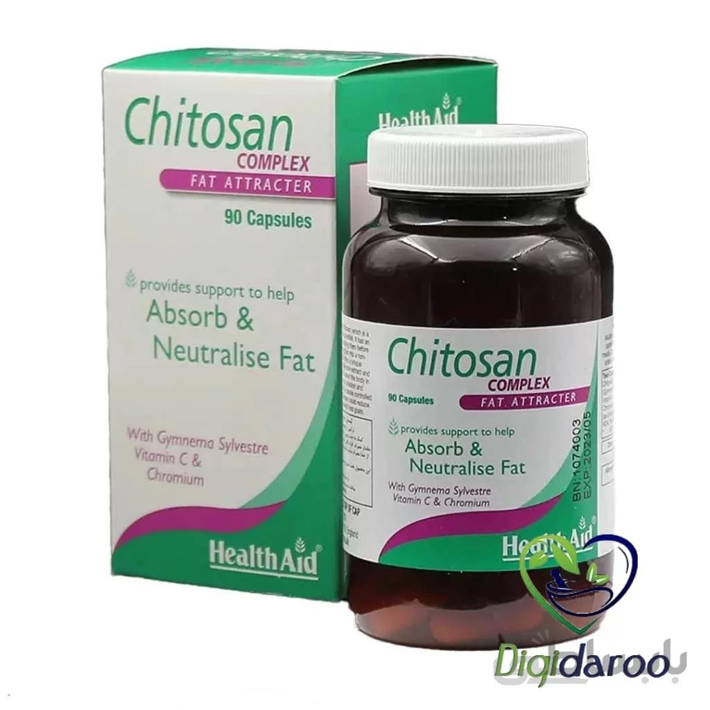 کپسول چیتوسان کمپلکس هلث اید 90 عددی ا HealthAid Chitosan Complex