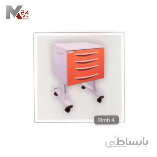 روتور 4 کشو تمام MDF با درب هایگلاس RMH4