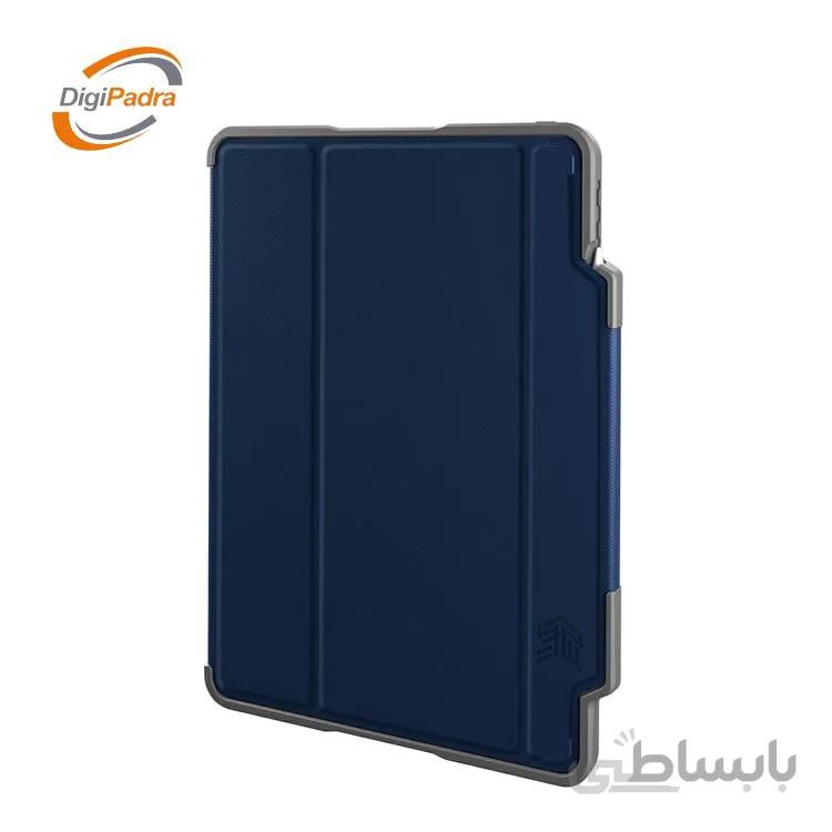 کیف کلاسوری stm , کاور ایپد Dux Plus سرمه ای مناسب Ipad 12.9 inch