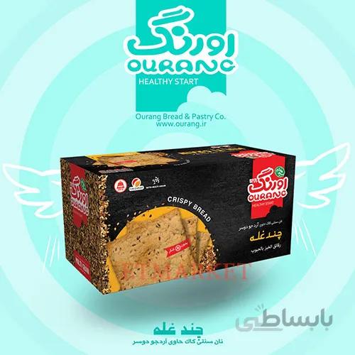 نان سنتی کاک اورنگ چند غله حاوی آرد جو دو سر