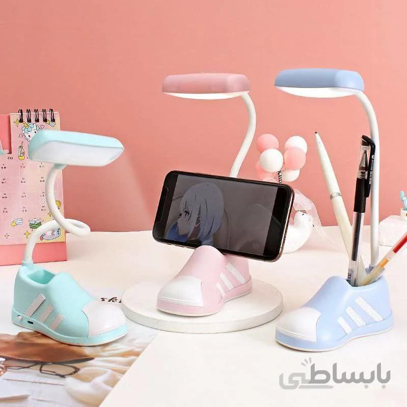چراغ مطالعه و جاقلمی فانتزی طرح کفش