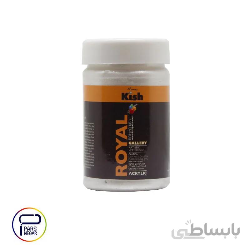 رنگ اکریلیک سفید صدفی کیش ۲۵۰ گرمی