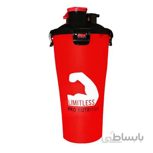 شیکر دومخزنه Pro Nutritionمدل لیمیت لس