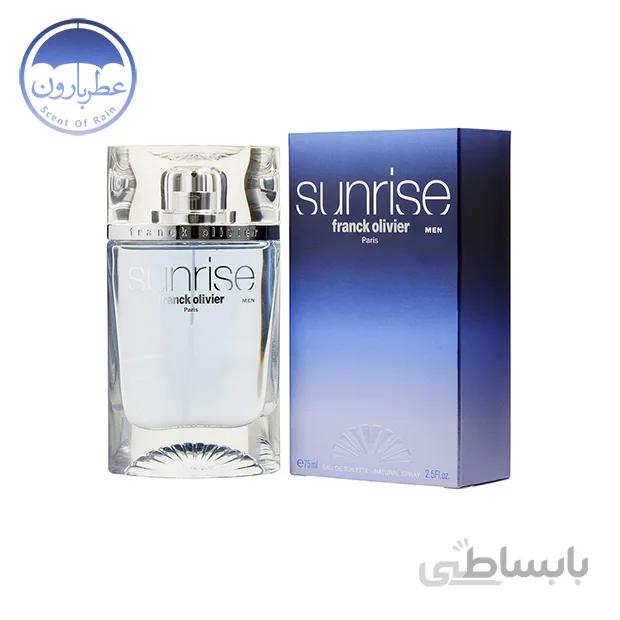 ادوتویلت مردانه فرانک اُلیویه سان رایز 75 میل ا FRANCK OLIVIER Sunrise Edt 75ml M