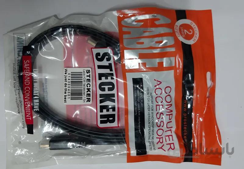 کابل تصویر فلت HDMI طول 1.5 متری STECKER