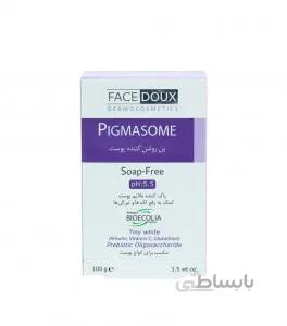 پن ضد لک و روشن کننده پیگمازوم فیس دوکس 100 گرمی ا Facedoux Pigmasome Lightening Syndet Bar 100 g