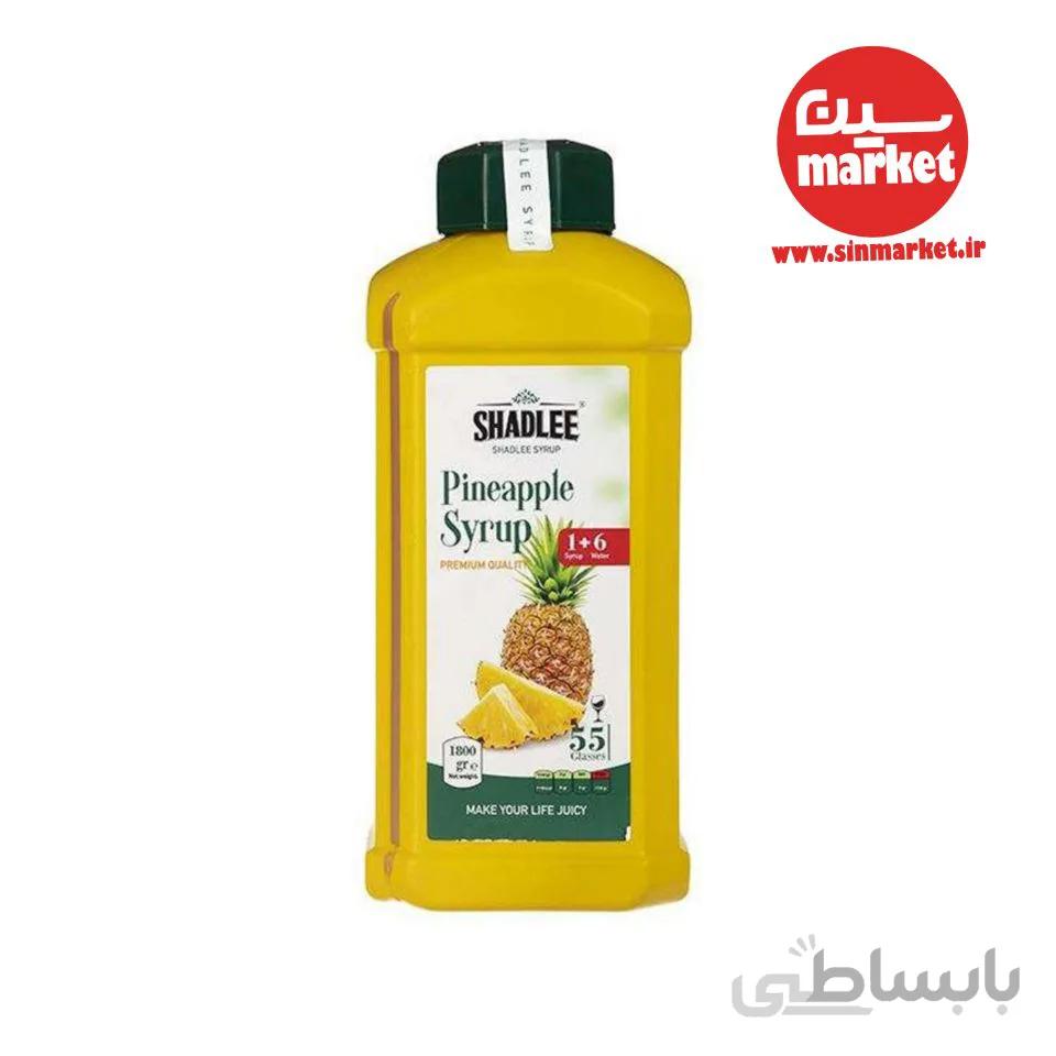 شربت آناناس 1800 گرمی شادلی