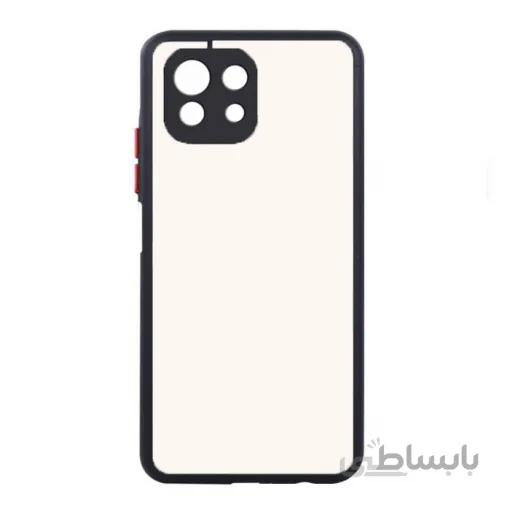 کاور power plus دور سیلیکونی پشت مات مناسب برای گوشی موبایل Mi 11 lite ا کاور پاور پلاس دور سیلیکونی پشت مات مناسب برای گوشی موبایل می 11 لایت