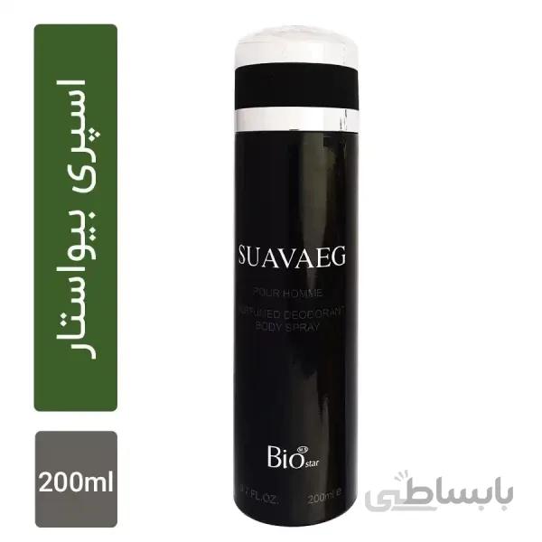 اسپری بدن مردانه بیو استار مدل Bio star SUAVEG