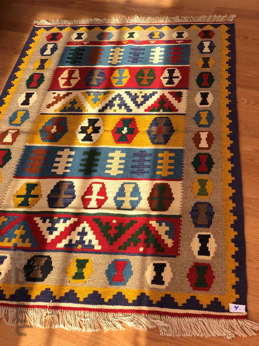 گلیم دورو دستبافت رج CODE 60 G ا Persian handmade kilim