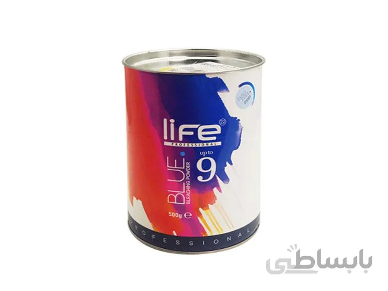 پودر دکلره لایف آبی 500 گرمی