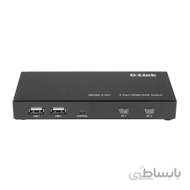 سوییچ 2 پورت HDMI KVM دی لینک مدل D-LINK DKVM-210H