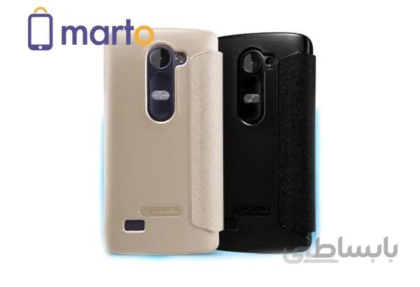 کیف نیلکین سری اسپارکل NEW LEATHER مناسب برای گوشی ال جی Leon ا Nillkin Sparkle Series New Leather case for LG Leon