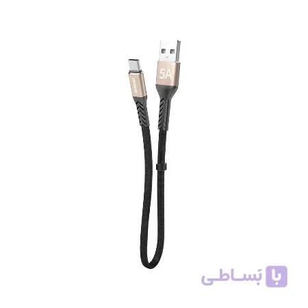 کابل اصلی پاوربانک Type-c دودا 23 سانتی متر