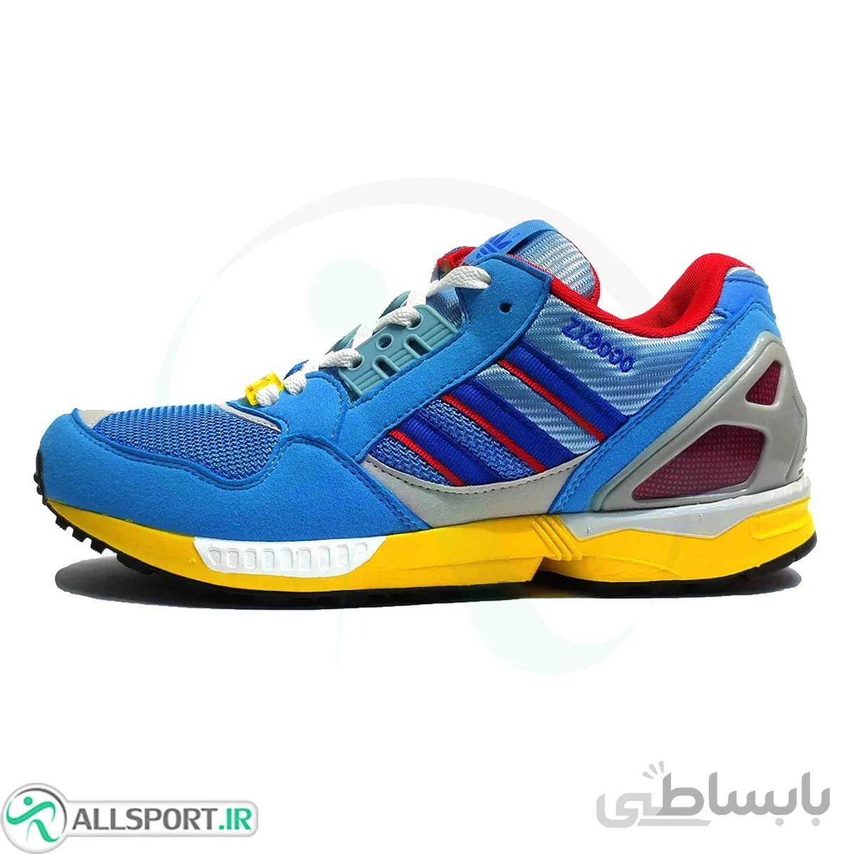 کتانی رانینگ مردانه آدیداس طرح اصلی Adidas ZX9000 Blue Yellow