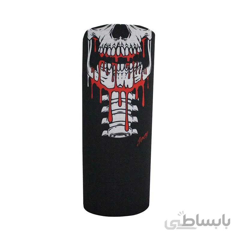 دستمال سر و گردن طرح اسکلت 01