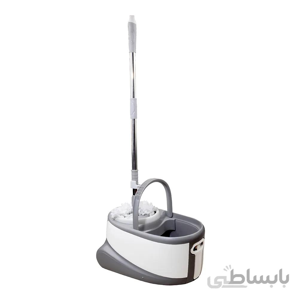 تی شوی چرخشی والرین (Valerian) چرخدار Walkable Mop طوسی