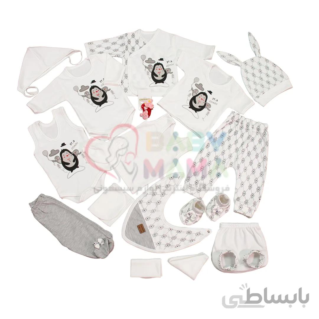 ست 19 تیکه بیمارستانی carmania چاپی پنگوئن
