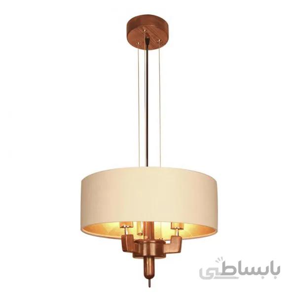 Gi3 نورآویز (لوستر) چوبی مدل