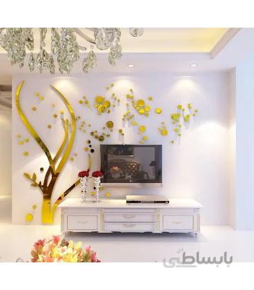 آینه دیواری فانتزی طرح عشقه (طلایی)