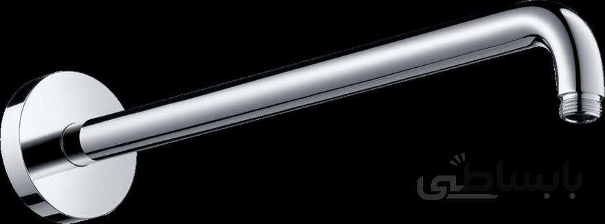 علم دوش توکار دیواری هانس گروهه 39 سانتیمتری کد KH1027 - مستطیل ا Hansgrohe Shower arm 38.9 cm