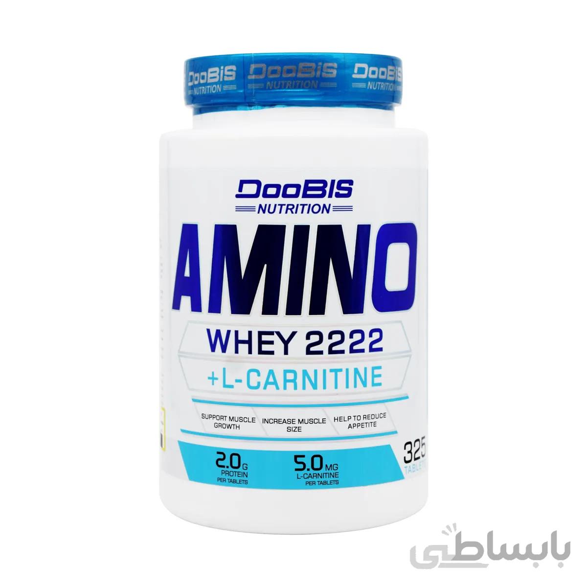 آمینو وی 2222 و ال کارنیتین دوبیس ا Doobis Creatine Pure 100%