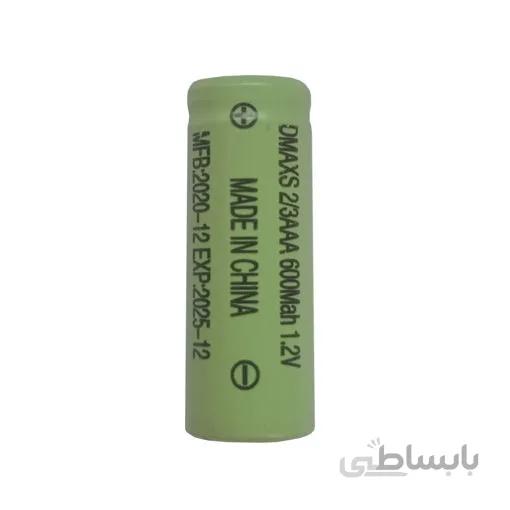 باتری 2/3 AAA سرتخت قابل شارژ 600mah